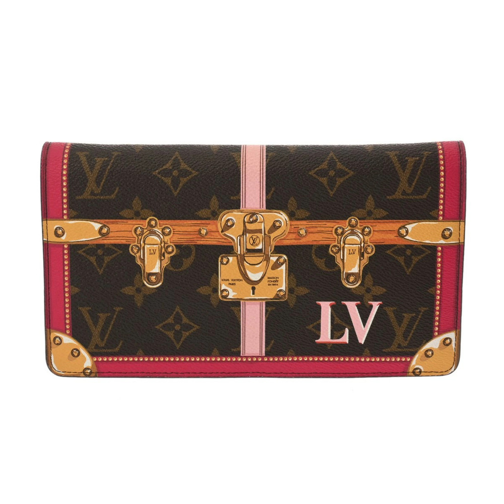 LOUIS VUITTON Monogram Pochette Weekend Brown Canvas Shoulder Bag